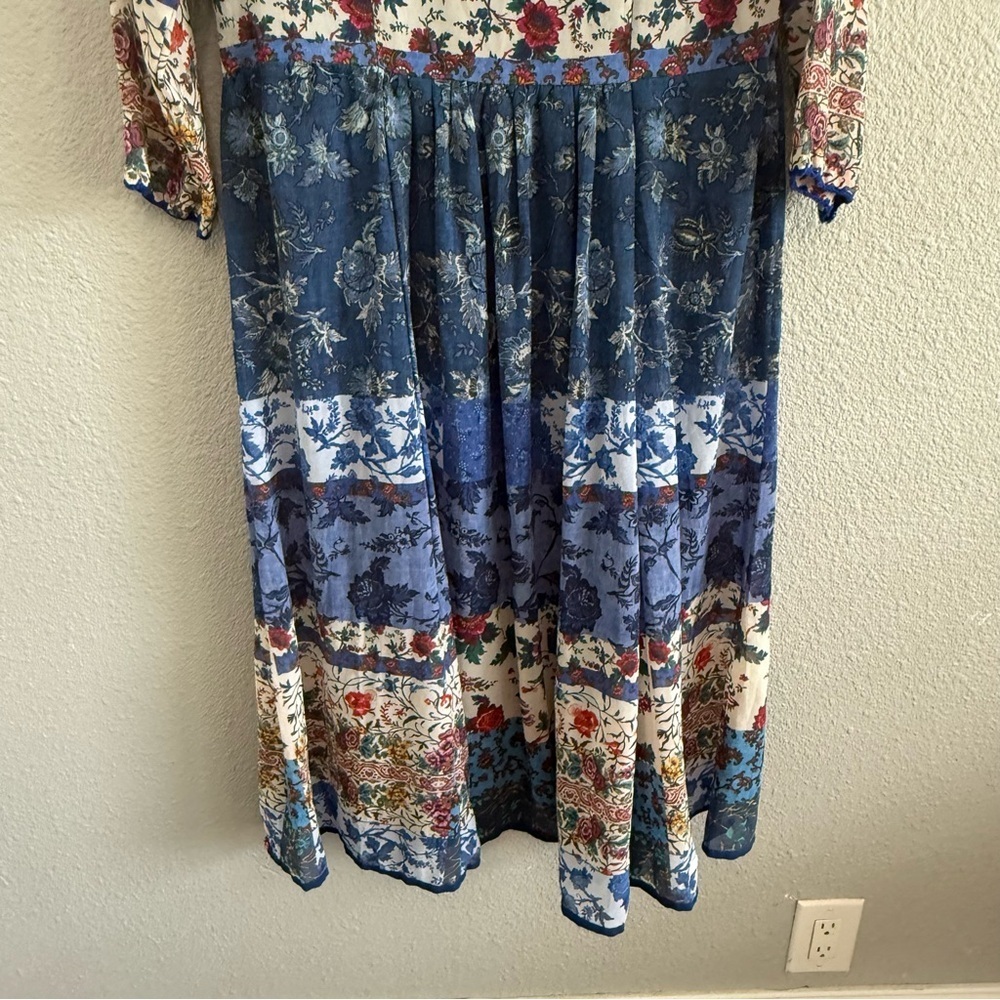 BIBA Floral Print Shift Dress Size 36 Kurta - Picture 9 of 12